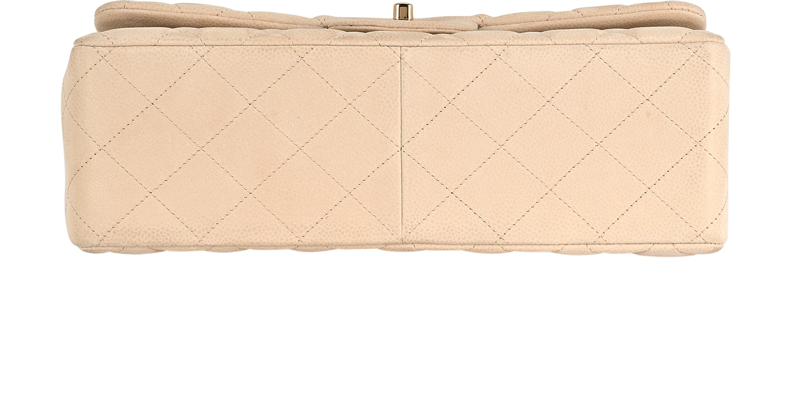 Classic Jumbo Double Flap, &pound;5,900, Handbags, Nude, Caviar Leather, Top view